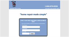 Desktop Screenshot of handymanservicegroup.com
